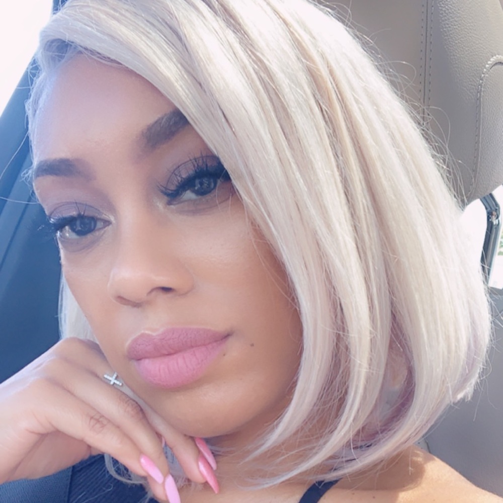 100% human hair Lace wig. Blonde/Silver/White Barely used